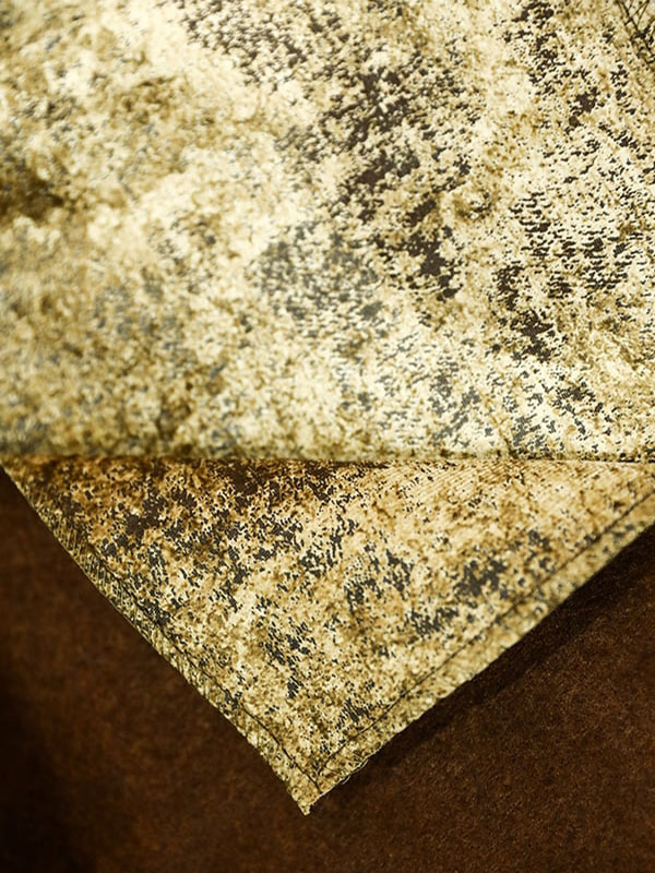 古铜色印刷荷兰天鹅绒式沙发面料